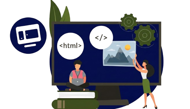 WordPress Development Illustration